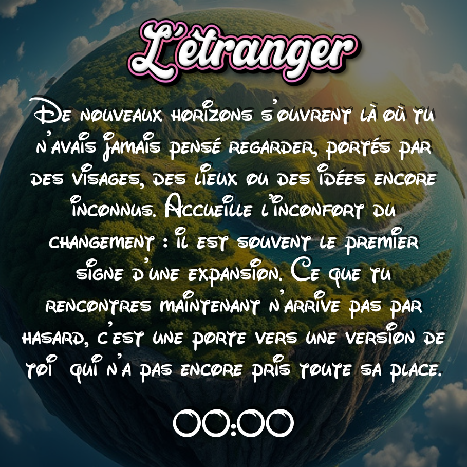 Oracle Message de tes guides ✨