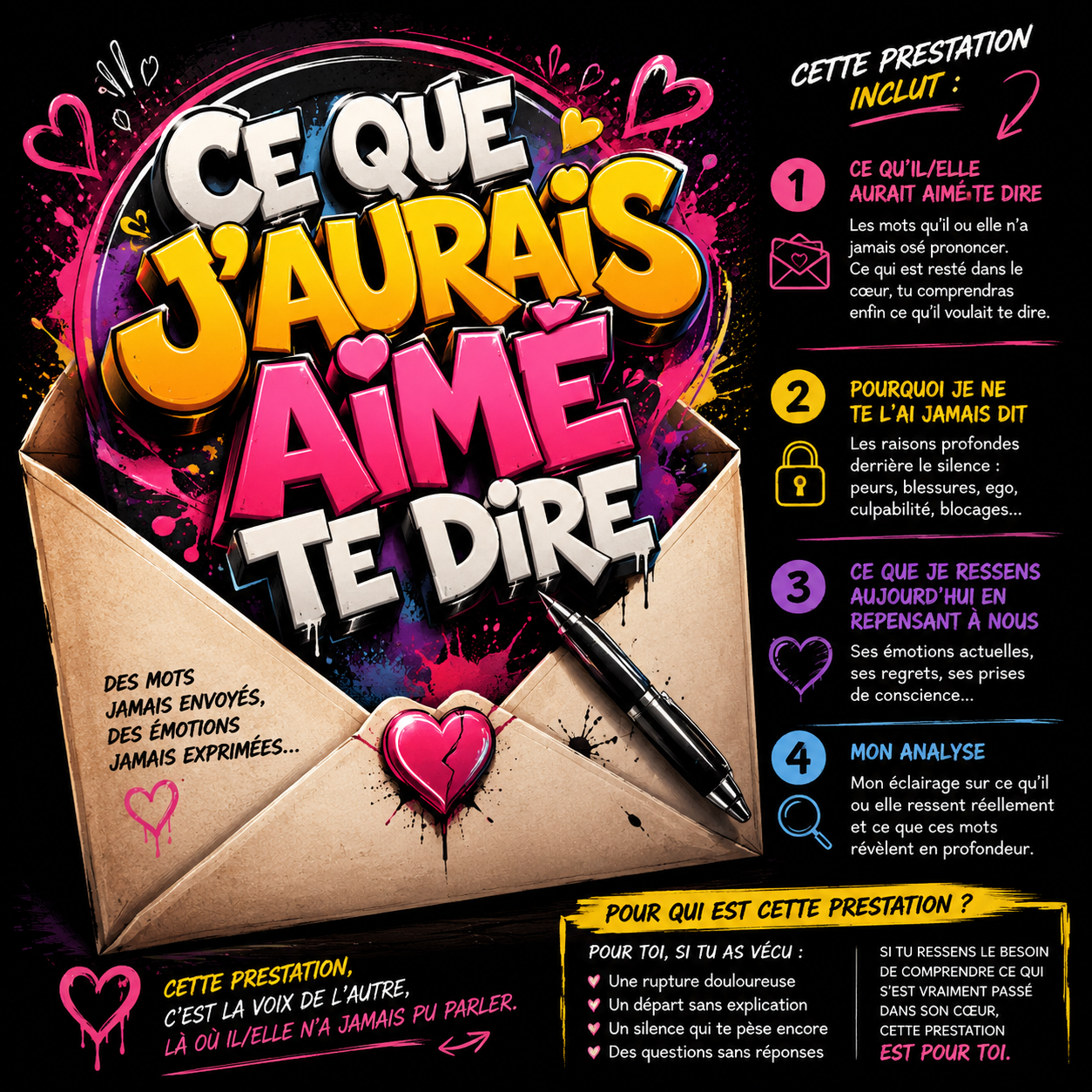 Ce que j’aurai aimé te dire … 🤍