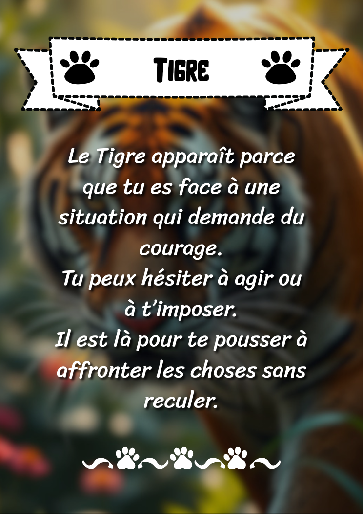 SMS de ton animal totem 🐾