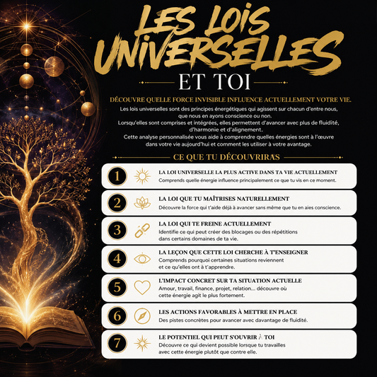 Les lois universelles et toi